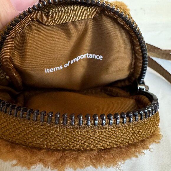 NWOT Lululemon Modular Phone Crossbody Bag Fleece Burnt Caramel Gunmetal Hardwar - Picture 10 of 15